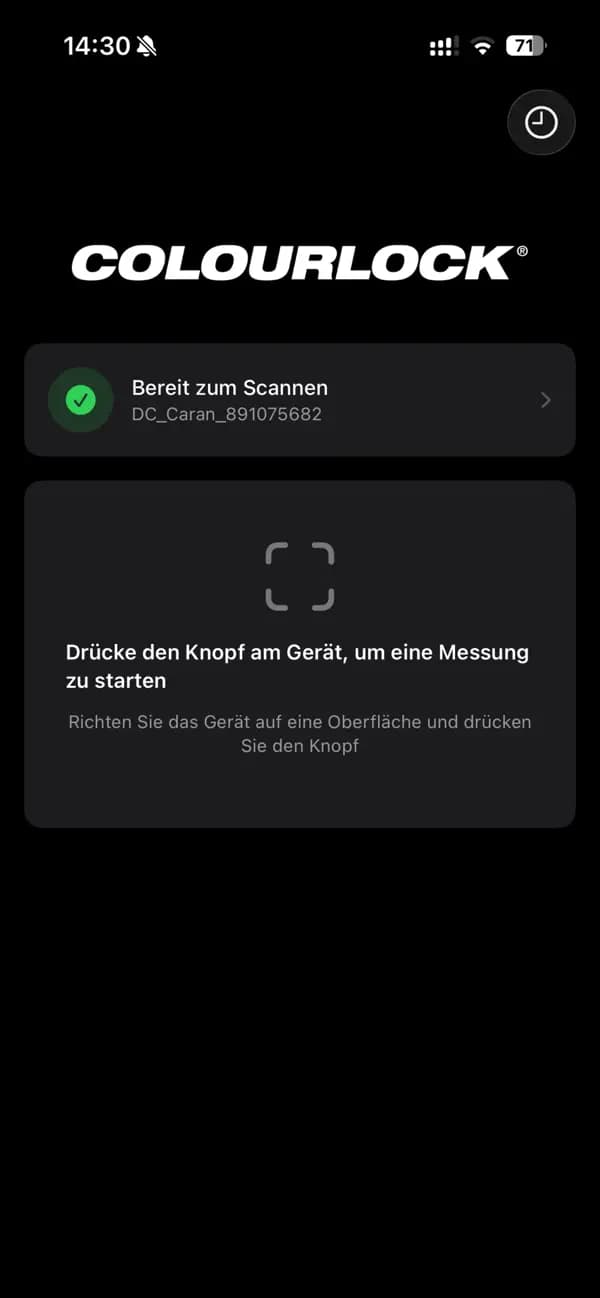 Colourwatch Pro App Screenshot